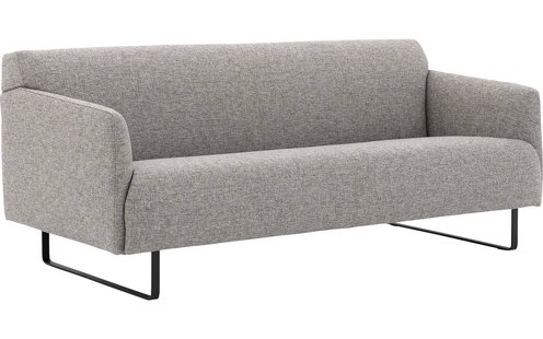 Goossens Excellent Bank Montreal grijs, stof, 2,5-zits, modern design