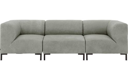 Goossens Excellent Bank Marshall groen, leer, 1,5-zits, urban industrieel