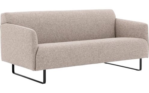 Goossens Excellent Bank Montreal bruin, stof, 2-zits, modern design