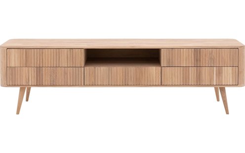 Goossens Tv Meubel Seppe, 5 laden 1 open vak 180 cm breed