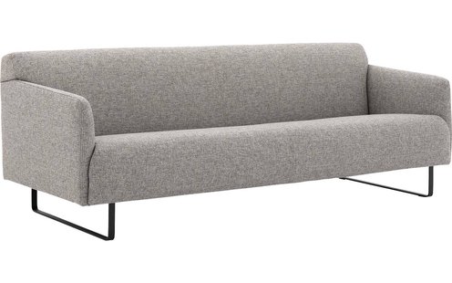 Goossens Excellent Bank Montreal grijs, stof, 4-zits, modern design