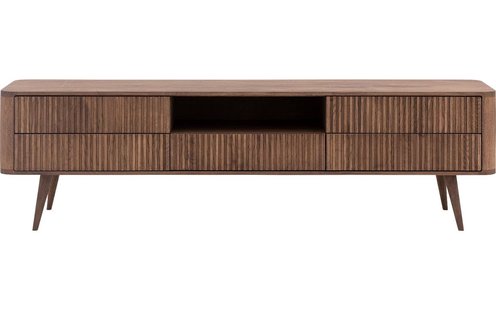 Goossens Tv Meubel Seppe, 5 laden 1 open vak 180 cm breed