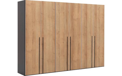 Goossens Kledingkast Easy Storage Ddk, Kledingkast 304 cm breed, 220 cm hoog, 6x draaideur