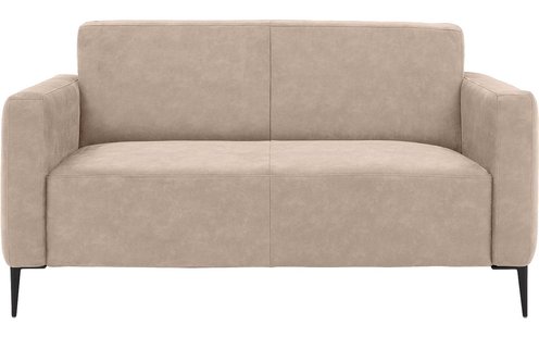 Goossens Bank Key West beige, micro leer, 2-zits, modern design