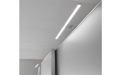 Goossens Verlichting Tbv Kast Silverline Led, 2 x armatuur alu