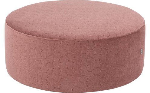 Goossens Poef Arendal, Poef ø 70 cm - 30 cm hoog