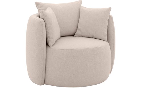 Goossens Fauteuil Terra, Fauteuil met kruisnaad Goossens Fauteuil Terra, Fauteuil met kruisnaad