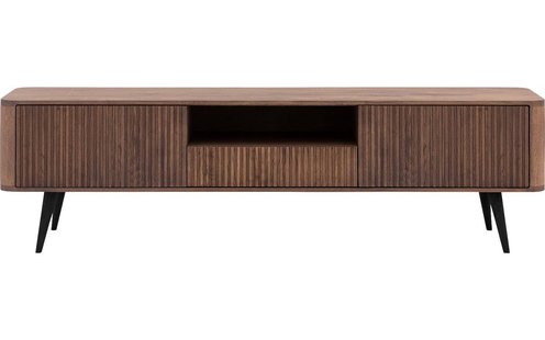Goossens Tv Meubel Seppe, 2 deuren 1 lade 1 open vak 180 cm breed