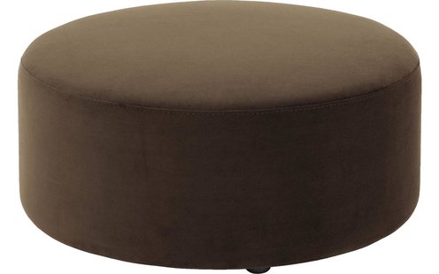 Goossens Poef Arendal, Poef ø 70 cm - 30 cm hoog