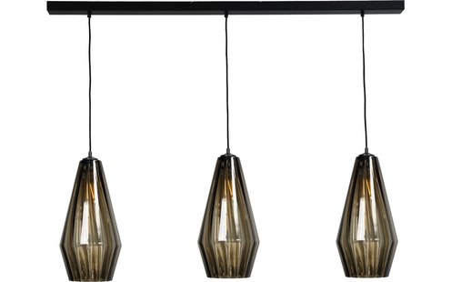 Goossens Excellent Hanglamp Klasse, Hanglamp met 3 lichtpunten