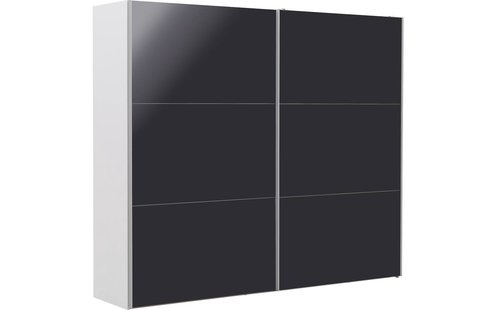 Goossens Kledingkast Easy Storage Sdk, 253 cm breed, 220 cm hoog, 2x 3 paneel schuifdeuren