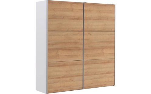 Goossens Kledingkast Easy Storage Sdk, 203 cm breed, 220 cm hoog, 2x 3 paneel schuifdeuren