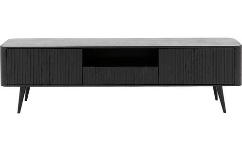 Goossens Tv Meubel Seppe, 2 deuren 1 lade 1 open vak 180 cm breed