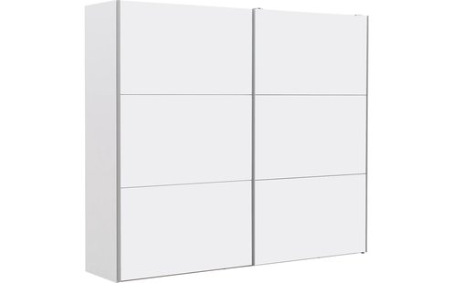 Goossens Kledingkast Easy Storage Sdk, 253 cm breed, 220 cm hoog, 2x 3 paneel schuifdeuren