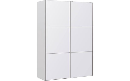 Goossens Kledingkast Easy Storage Sdk, 153 cm breed, 220 cm hoog, 2x 3 paneel glas schuifdeuren