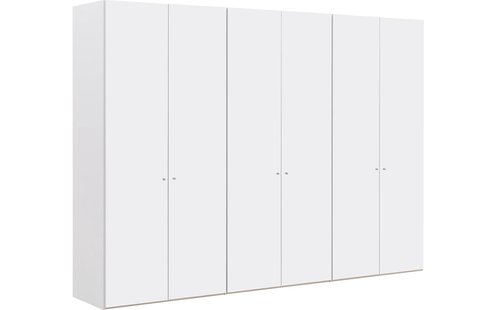 Goossens Kledingkast Easy Storage Ddk, Kledingkast 304 cm breed, 220 cm hoog, 6x draaideur