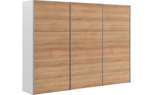 Goossens Kledingkast Easy Storage Sdk, 303 cm breed, 220 cm hoog, 3x 3 paneel schuifdeuren