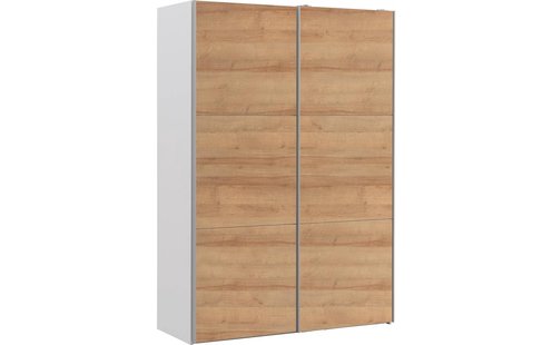 Goossens Kledingkast Easy Storage Sdk, 153 cm breed, 220 cm hoog, 2x 3 paneel schuifdeuren