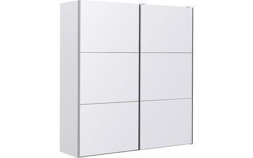Goossens Kledingkast Easy Storage Sdk, 203 cm breed, 220 cm hoog, 2x 3 paneel glas schuifdeuren