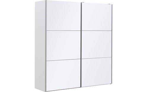 Goossens Kledingkast Easy Storage Sdk, 203 cm breed, 220 cm hoog, 2x 3 paneel glas schuifdeuren