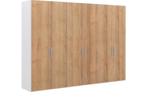 Goossens Kledingkast Easy Storage Ddk, Kledingkast 304 cm breed, 220 cm hoog, 6x draaideur