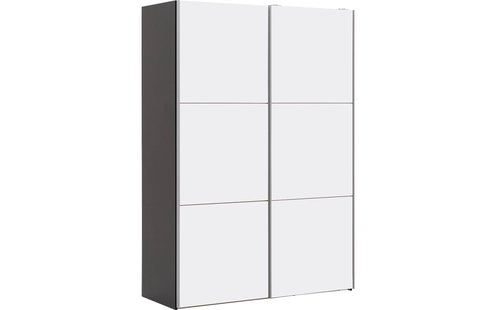 Goossens Kledingkast Easy Storage Sdk, 153 cm breed, 220 cm hoog, 2x 3 paneel schuifdeuren