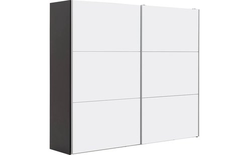 Goossens Kledingkast Easy Storage Sdk, 253 cm breed, 220 cm hoog, 2x 3 paneel schuifdeuren