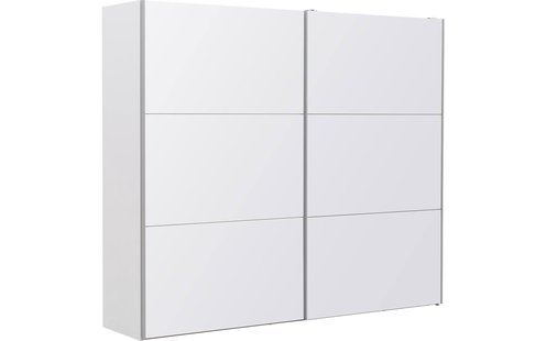 Goossens Kledingkast Easy Storage Sdk, 253 cm breed, 220 cm hoog, 2x 3 paneel glas schuifdeuren Goossens Kledingkast Easy Storage Sdk, 253 cm breed, 220 cm hoog, 2x 3 paneel glas schuifdeuren