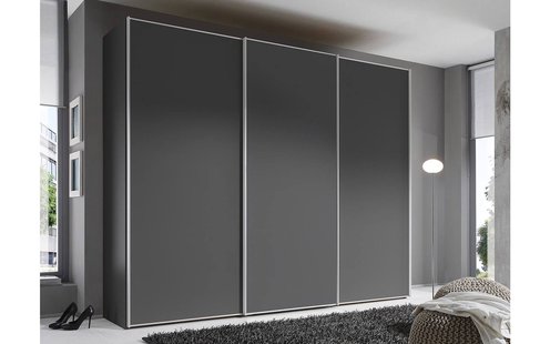 Goossens Kledingkast Big Choice Type 01 163, Slaapkamerkast 280 cm breed, 222 cm hoog, 3 schuifdeuren