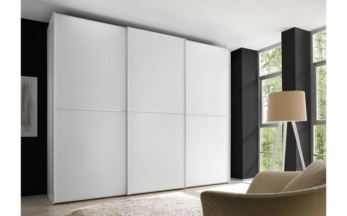 Goossens Kledingkast Big Choice Type 41 163, Slaapkamerkast 280 cm breed, 240 cm hoog, 3 schuifdeuren