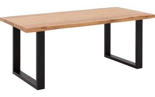 Goossens Eettafel Blade, Boomstamblad 200 x 100 cm 5 cm dik