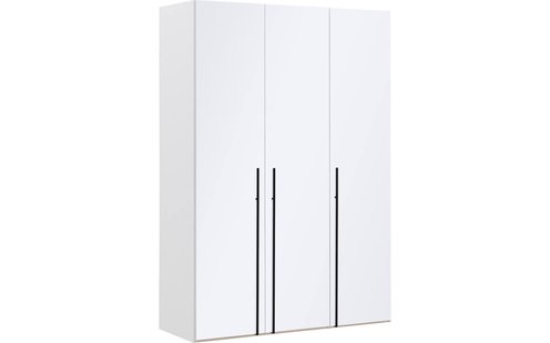 Goossens Kledingkast Easy Storage Ddk, Kledingkast 153 cm breed, 220 cm hoog, 3x glas draaideur