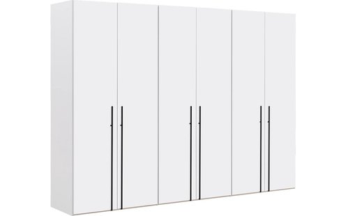 Goossens Kledingkast Easy Storage Ddk, Kledingkast 304 cm breed, 220 cm hoog, 6x draaideur