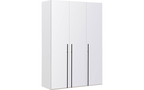 Goossens Kledingkast Easy Storage Ddk, Kledingkast 153 cm breed, 220 cm hoog, 3x glas draaideur