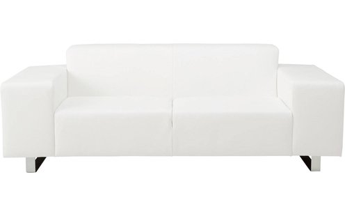 Goossens Excellent Bank Design@home Leer wit, leer, 3-zits, modern design Goossens Excellent Bank Design@home Leer wit, leer, 3-zits, modern design