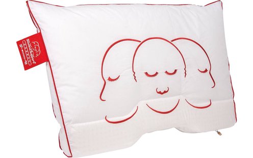 Silvana Silvana Hoofdkussen Silvana, Support rood (care) grenat 50 x 70 cm