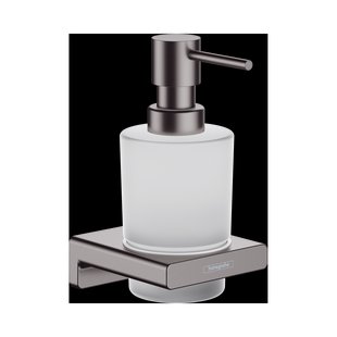 Zeeppompje HansGrohe AddStoris Geborsteld Zwart Chroom