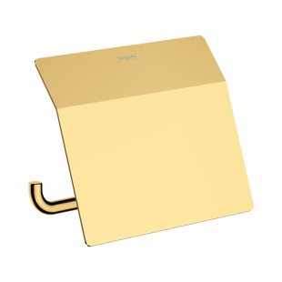 Toiletrolhouder Met Klep HansGrohe AddStoris Gepolijst Goud