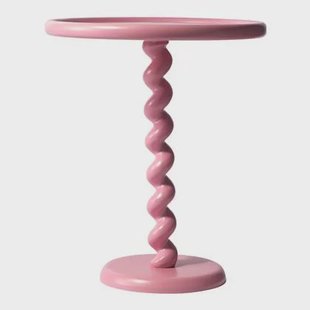 POLSPOTTEN Twister Bijzettafel - Roze