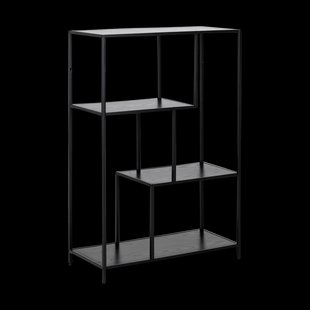Vic houten boekenkast zwart - 77 x 114 cm Vic houten boekenkast zwart - 77 x 114 cm