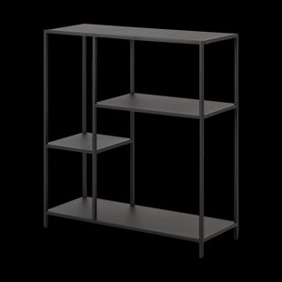 Roy metalen open kast zwart - 79 x 86 cm
