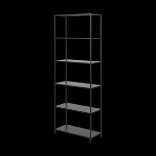 Roy metalen open kast zwart - 69 x 185 cm