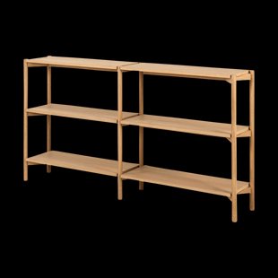 Floris houten boekenkast naturel - 169 x 88,4 cm