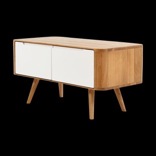 Ena storage bench houten opbergbankje naturel - 90 x 42 cm