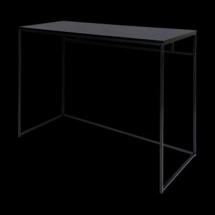 Karen metalen bureau zwart - 100 x 45 cm