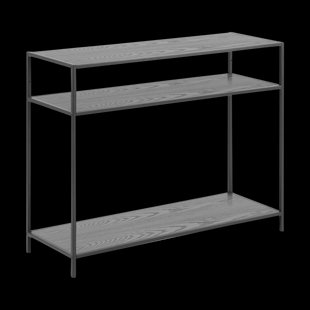 Vic houten sidetable zwart - 100 x 35 cm