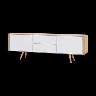 Ena sideboard houten dressoir whitewash - 180 cm