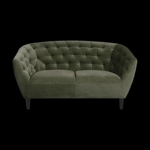 Kaat 2 zits bank donkergroen