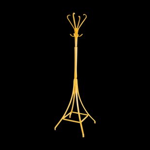 Fara houten staande kapstok geel - 182 cm