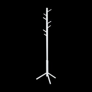Dean houten staande kapstok wit - 176 cm